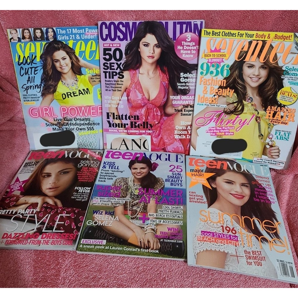 Bundle of Selena Gomez magazines